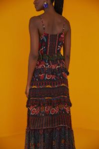 Black Fruit Paradise Maxi Dress sold by FARM Rio