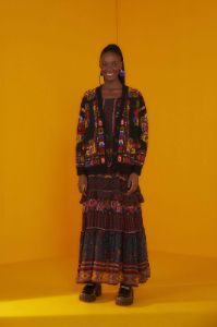 Black Fruit Paradise Maxi Dress sold by FARM Rio