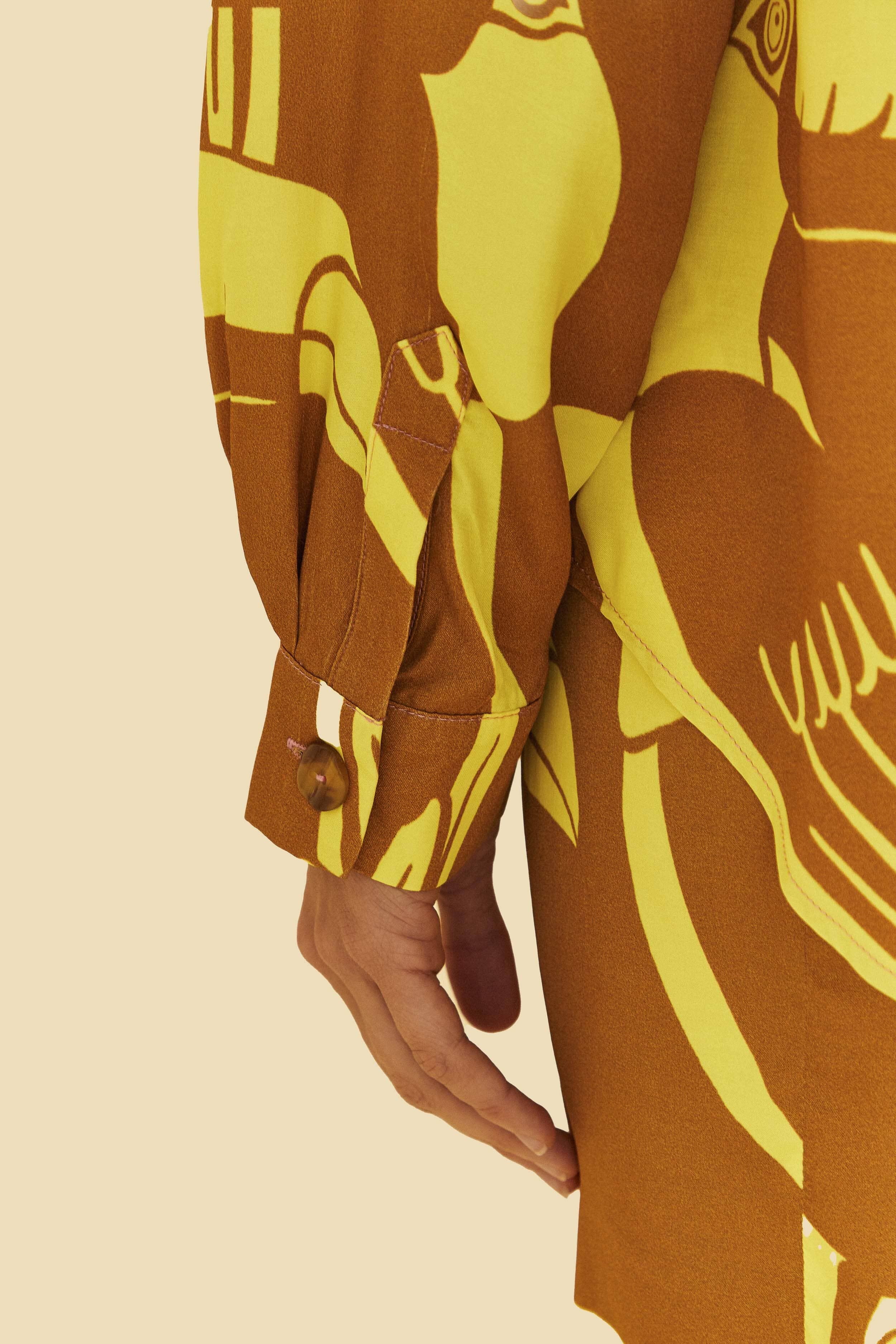 Mixed Rainbow Toucans Lenzing™ Ecovero™ Viscose Shirt sold by FARM Rio product image thumbnail 5