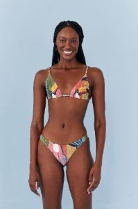 Wonderful Toucans Halter Cross Bikini Top sold by FARM Rio