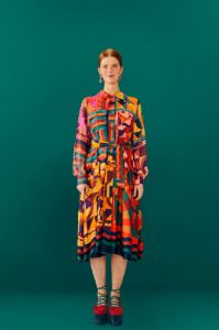 Graphic Scarves Shirtdress sold by FARM Rio
