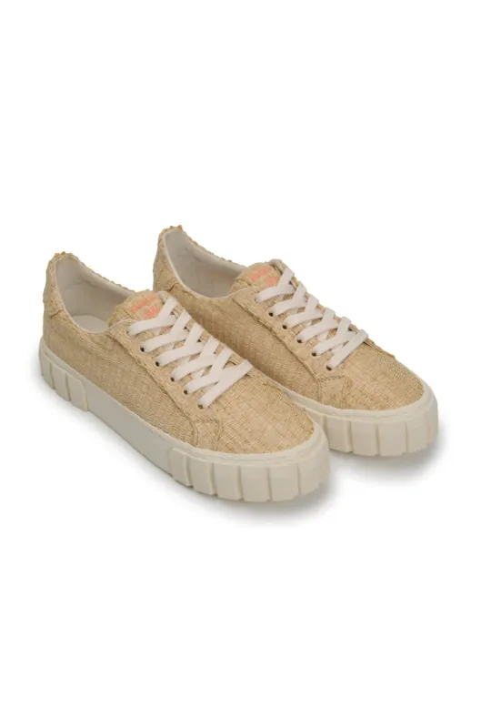 Straw Flatform Sneaker sold by FARM Rio