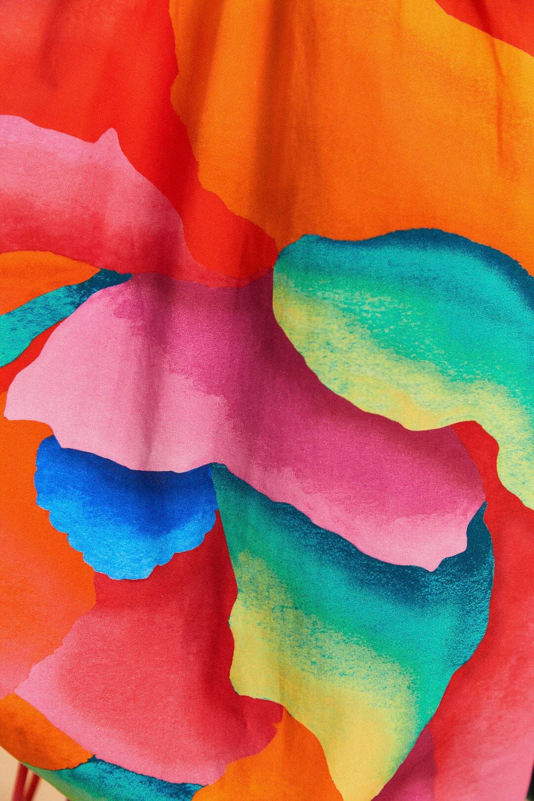 Red Ombre Chita Organic Cotton Romper sold by FARM Rio product image thumbnail 5