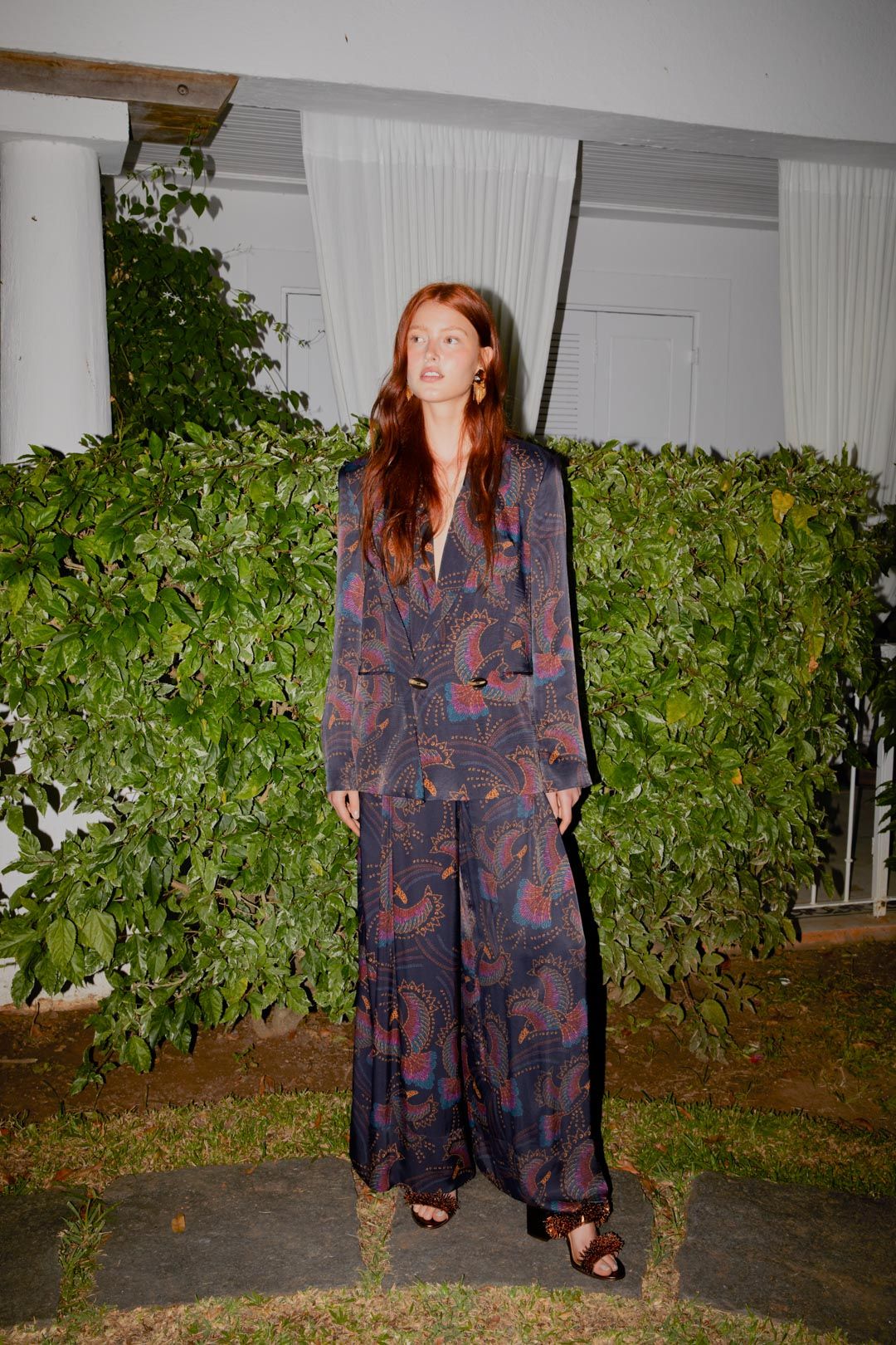 Sequin Toucans Lenzing™ Ecovero™ Viscose Pants sold by FARM Rio product image thumbnail 4