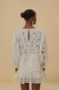 White Richelieu Short Sleeve Blouse sold by FARM Rio