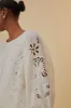 White Richelieu Short Sleeve Blouse sold by FARM Rio