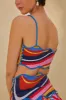 Multicolor Waves Crop Top sold by FARM Rio