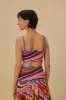 Multicolor Waves Crop Top sold by FARM Rio