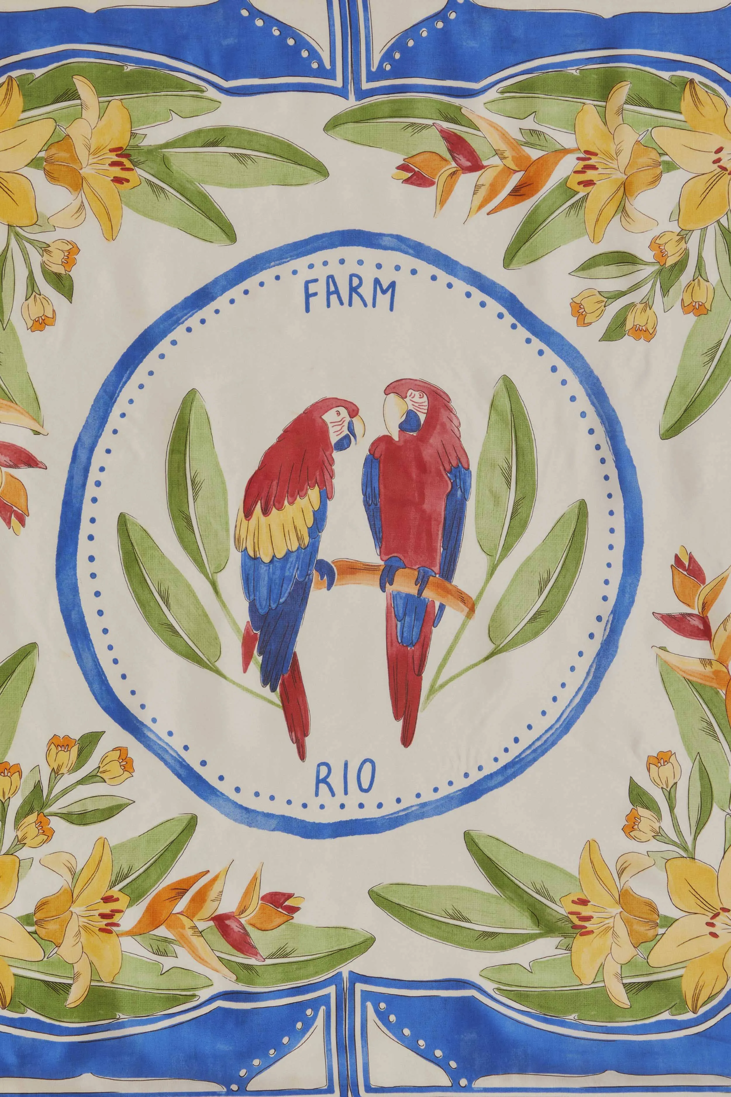 Off-White Tropical Destination Scarf sold by FARM Rio product image thumbnail 3