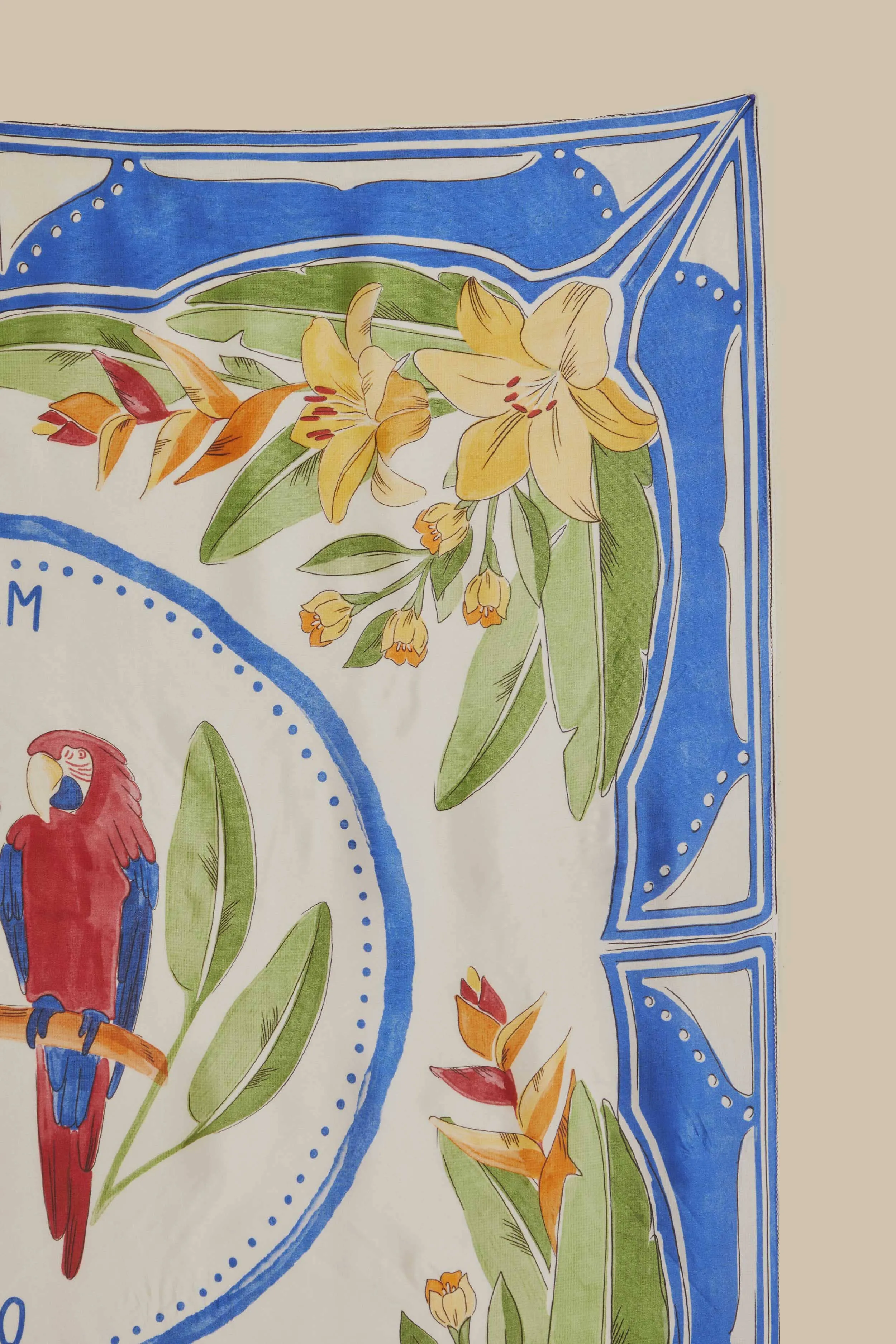 Off-White Tropical Destination Scarf sold by FARM Rio product image thumbnail 2