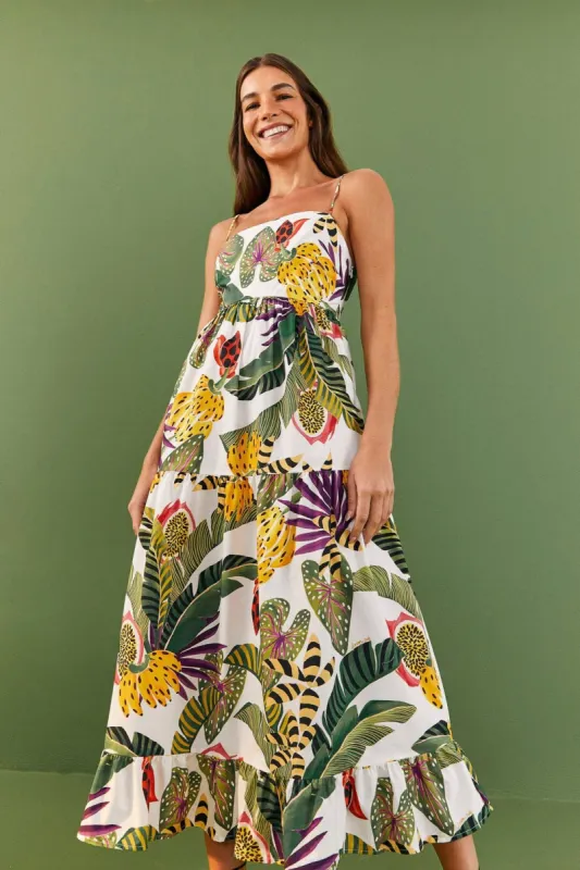 Striped Forest Maxi Dress sold by FARM Rio