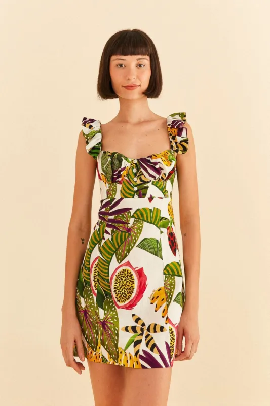 Striped Forest Mini Dress sold by FARM Rio