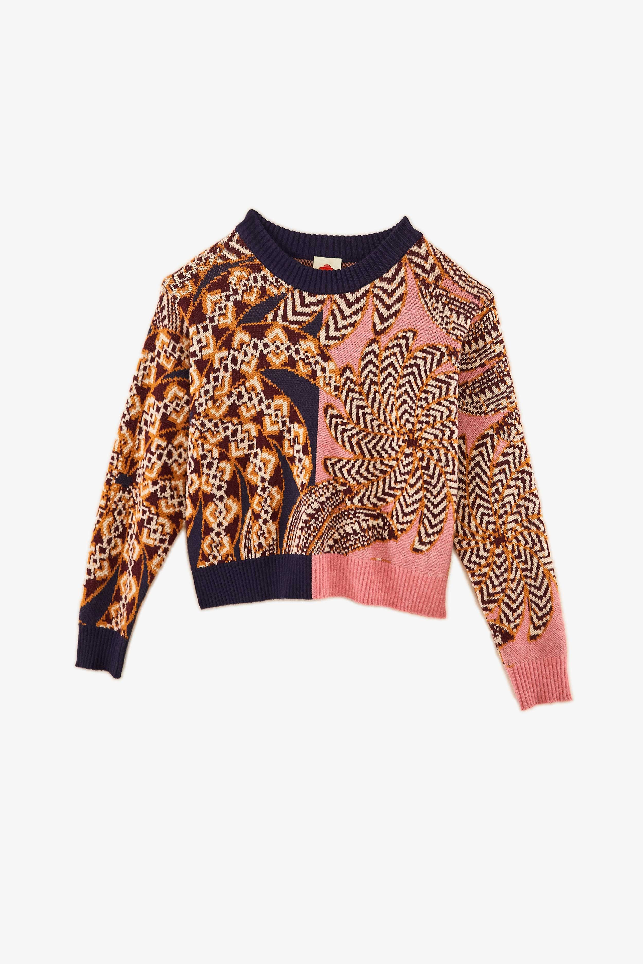 Mixed Yawanawa Vanahu Sweater sold by FARM Rio product image thumbnail 4