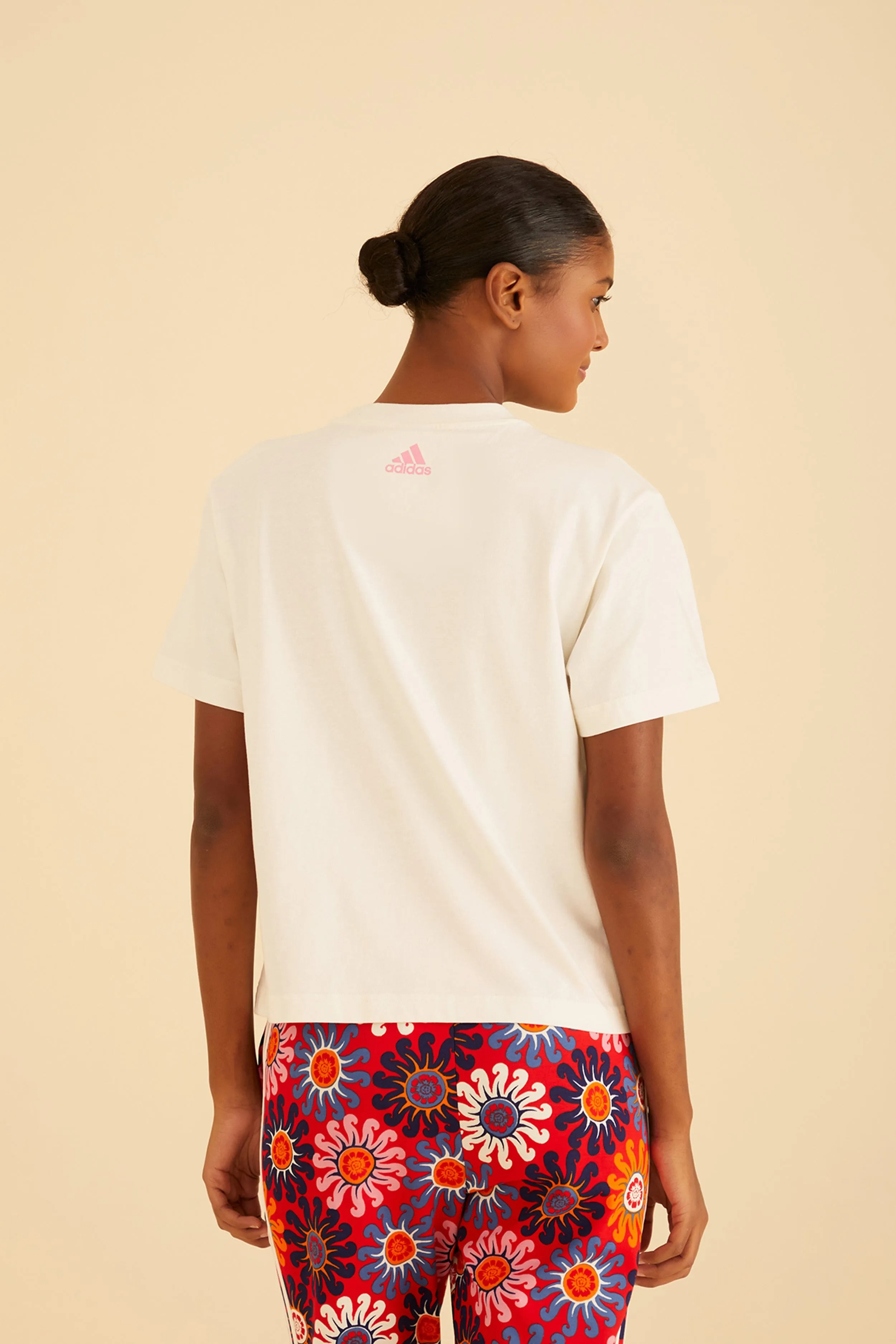 White Adidas FARM GFX Tee sold by FARM Rio product image thumbnail 4