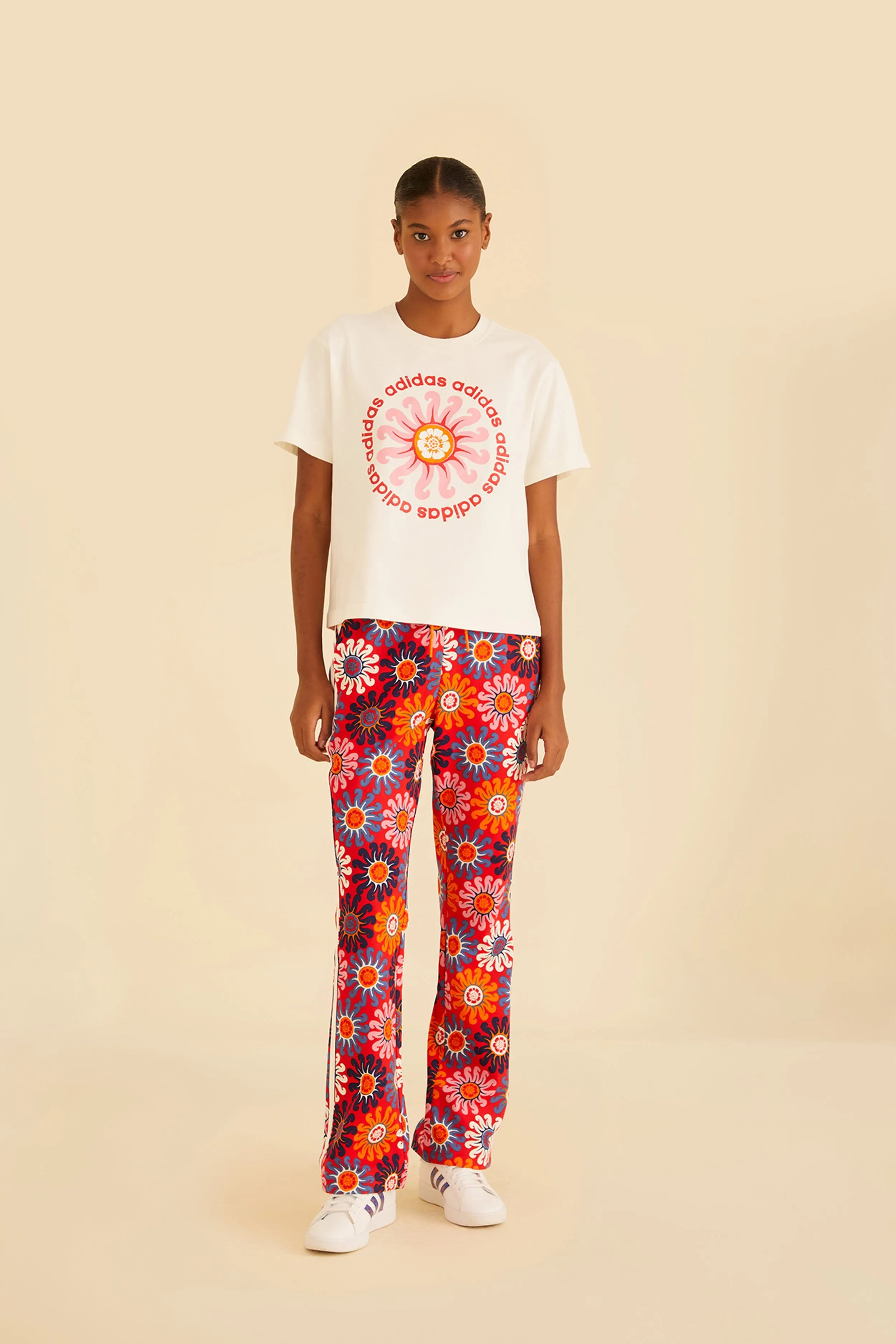 White Adidas FARM GFX Tee sold by FARM Rio product image thumbnail 2