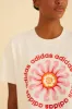 White Adidas FARM GFX Tee sold by FARM Rio