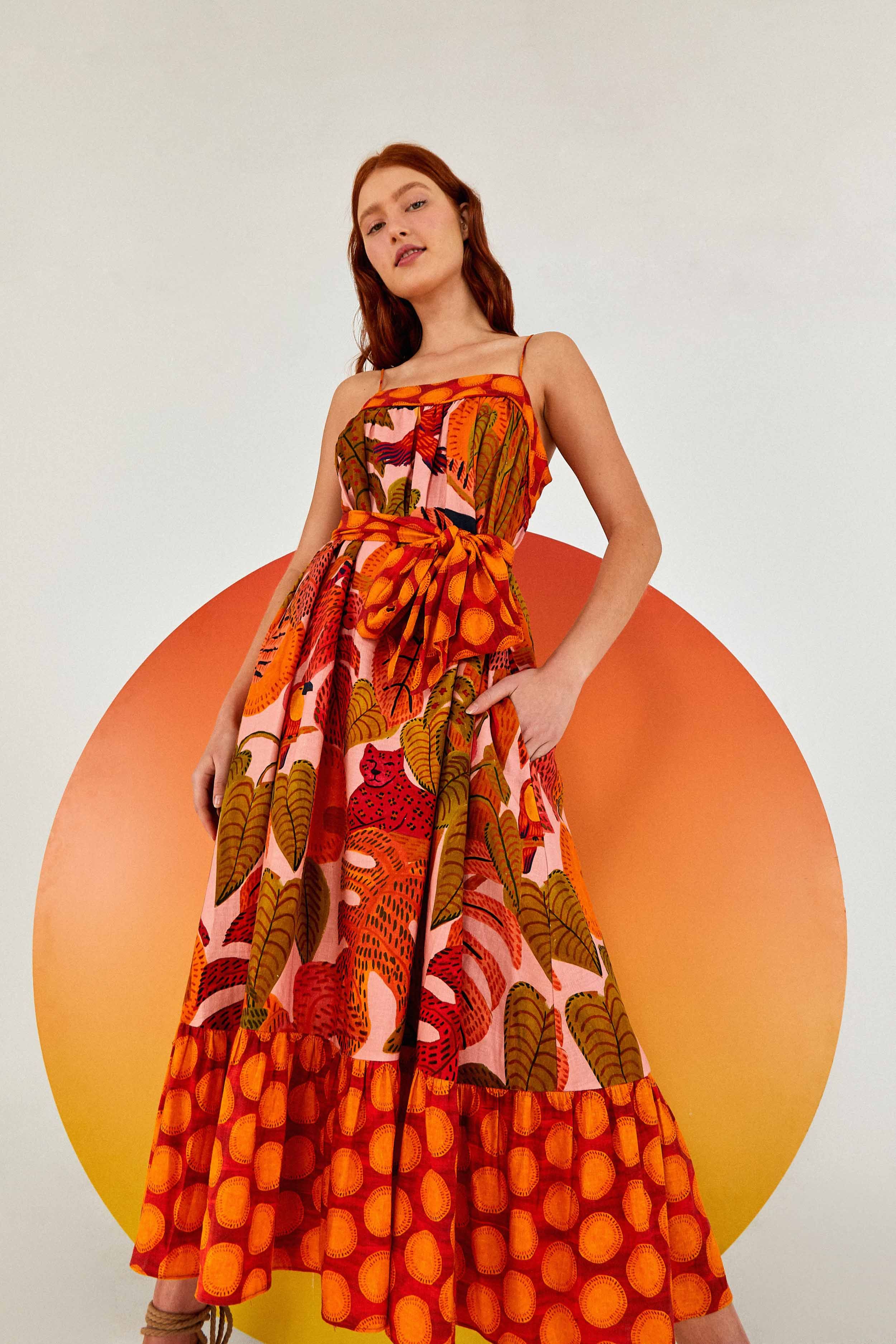 Summer Dream Belted Maxi Dress | Parallel