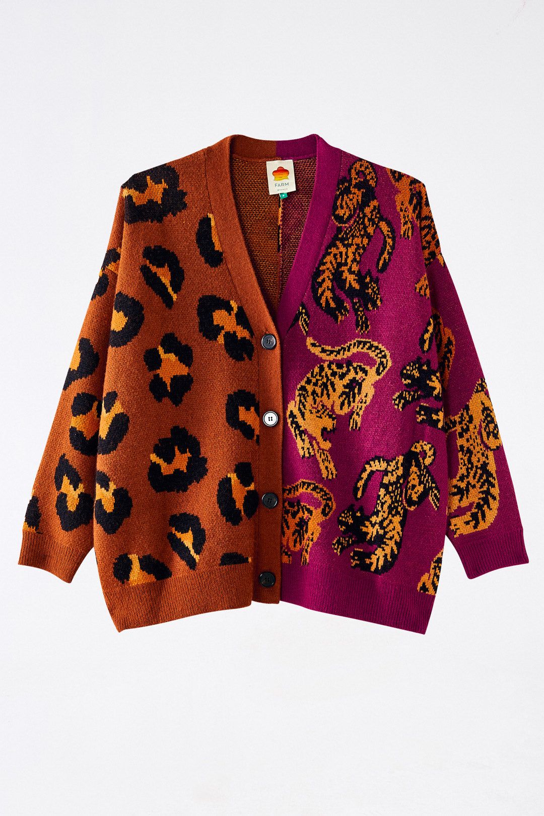 Mixed Wild Leopards Cardigan sold by FARM Rio product image thumbnail 6