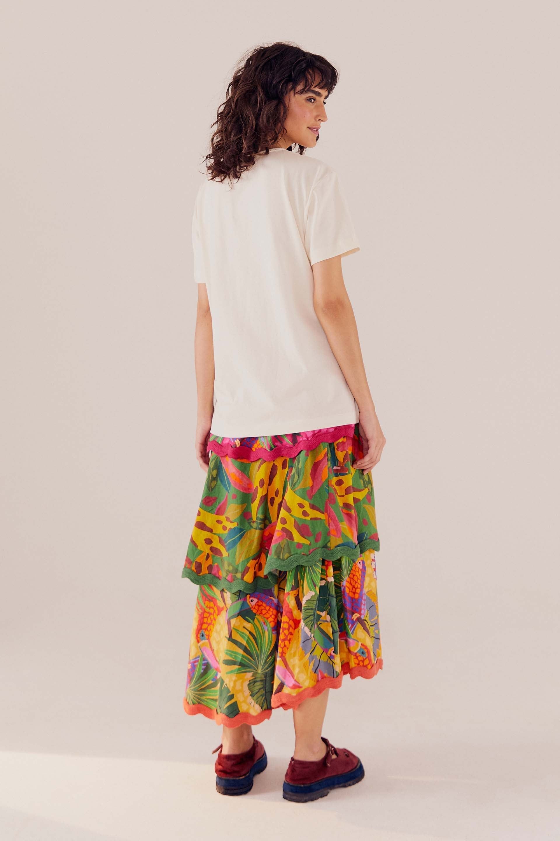 WHITE NATURE IS THE FUTURE T SHIRT sold by FARM Rio product image thumbnail 2