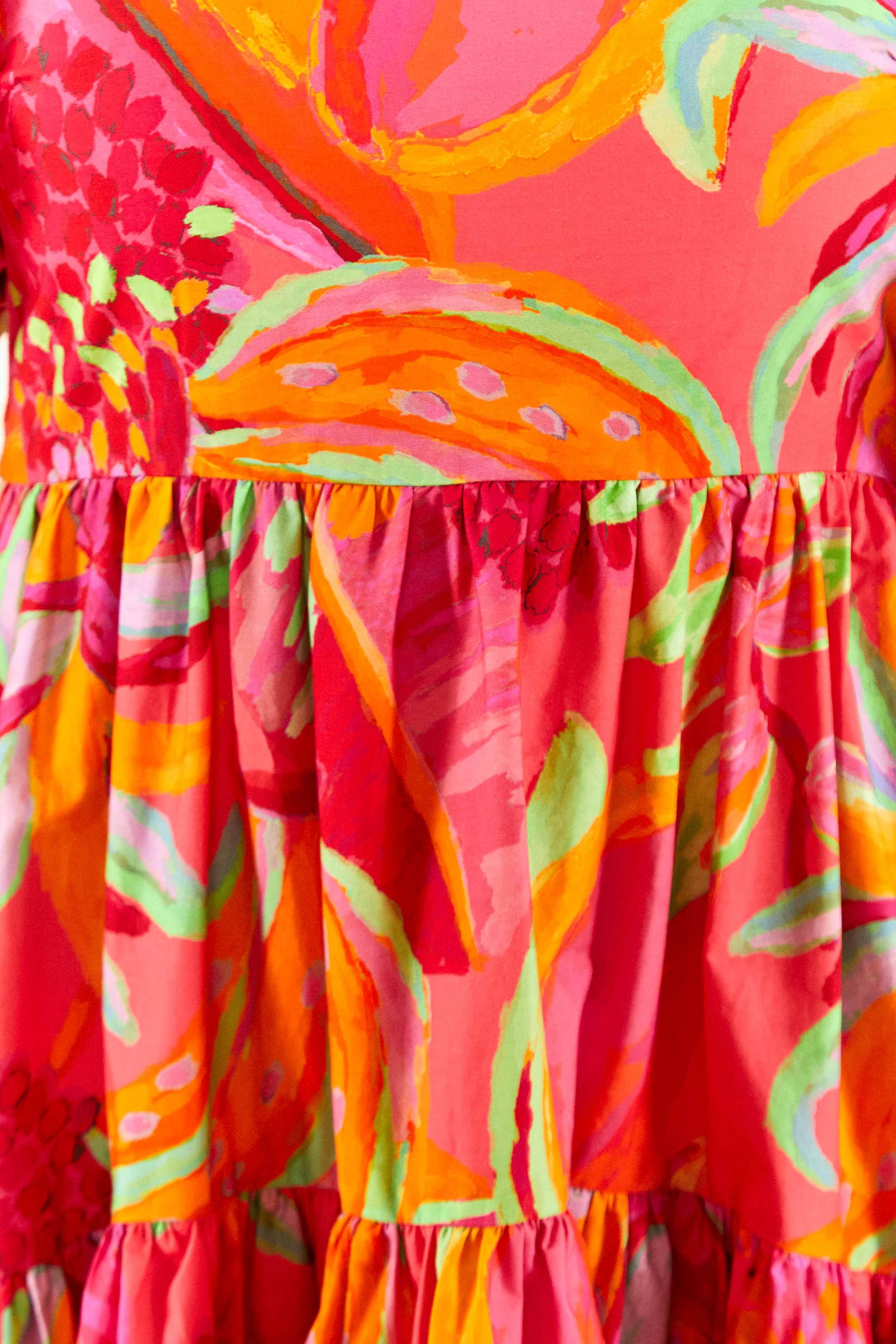 Fruit Brush Puff Sleeve Midi Dress sold by FARM Rio product image thumbnail 6