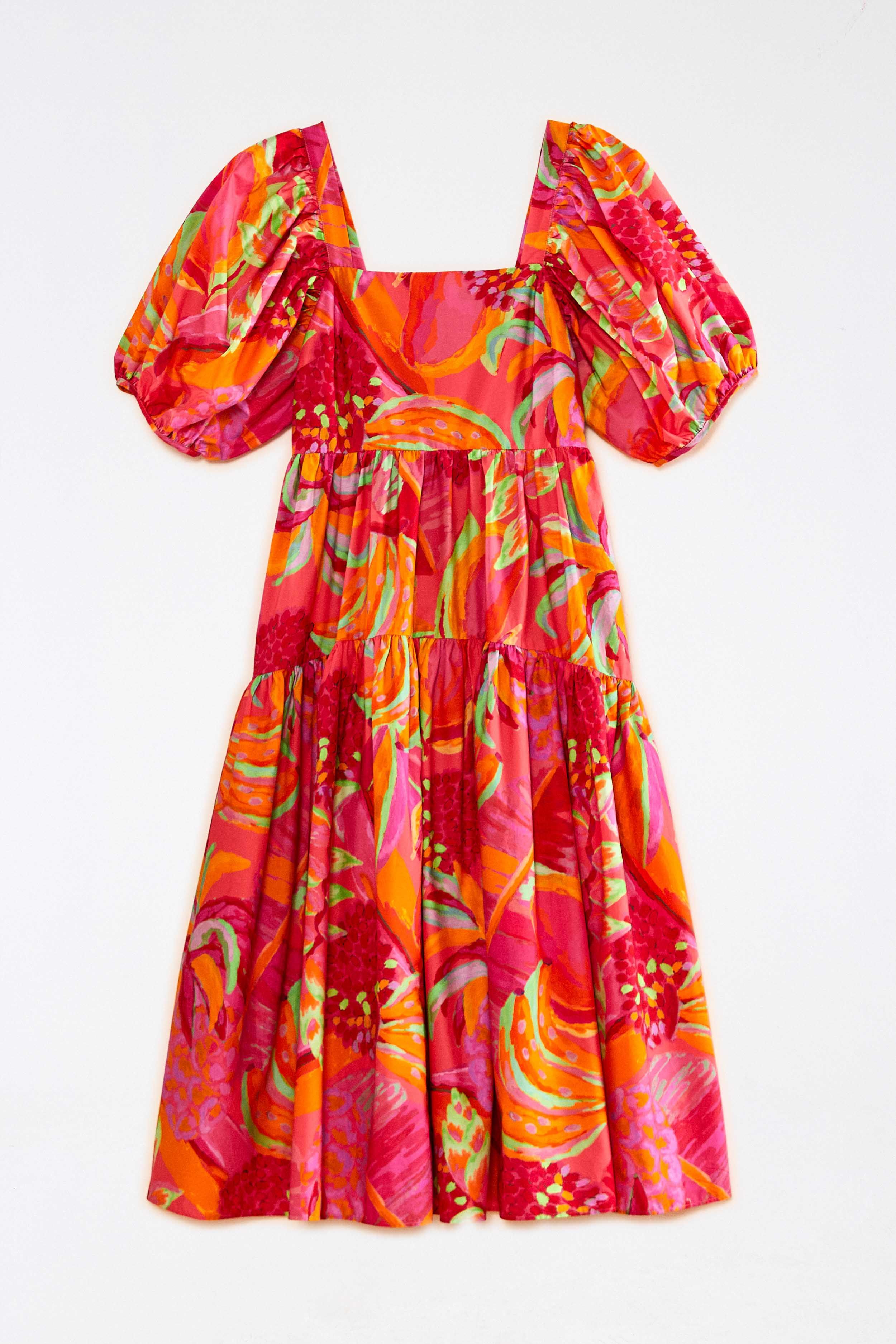 Fruit Brush Puff Sleeve Midi Dress sold by FARM Rio product image thumbnail 7