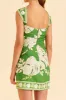 Green Lace Monsteras Mini Dress sold by FARM Rio