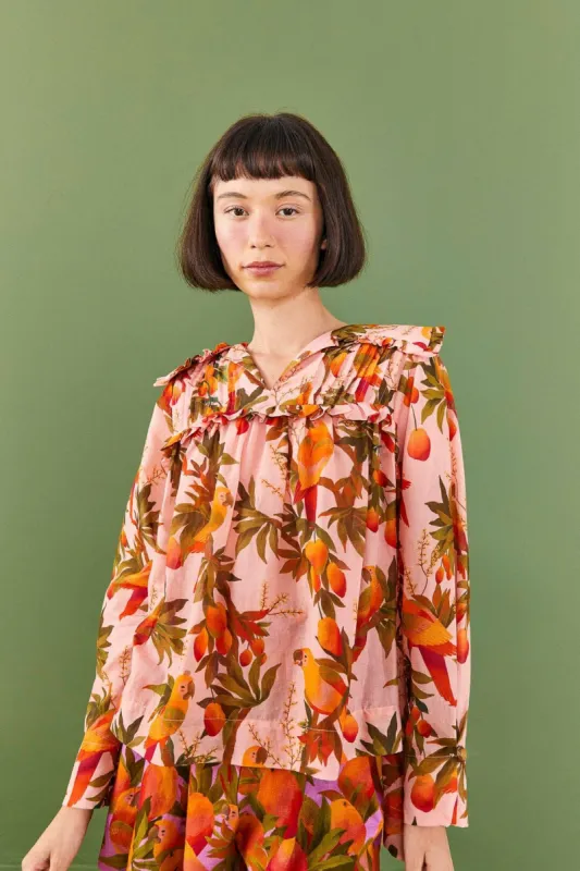 Pink Mango Trees Blouse sold by FARM Rio