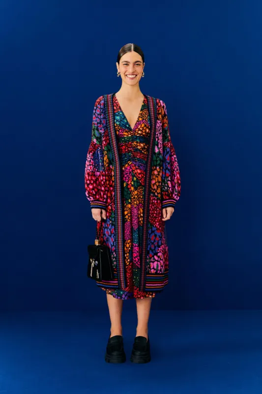 Rainbow Hearts Cardigan sold by FARM Rio