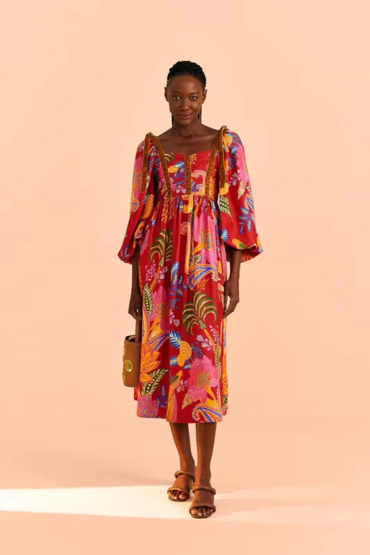 Mystic Bush Midi Dress sold by FARM Rio