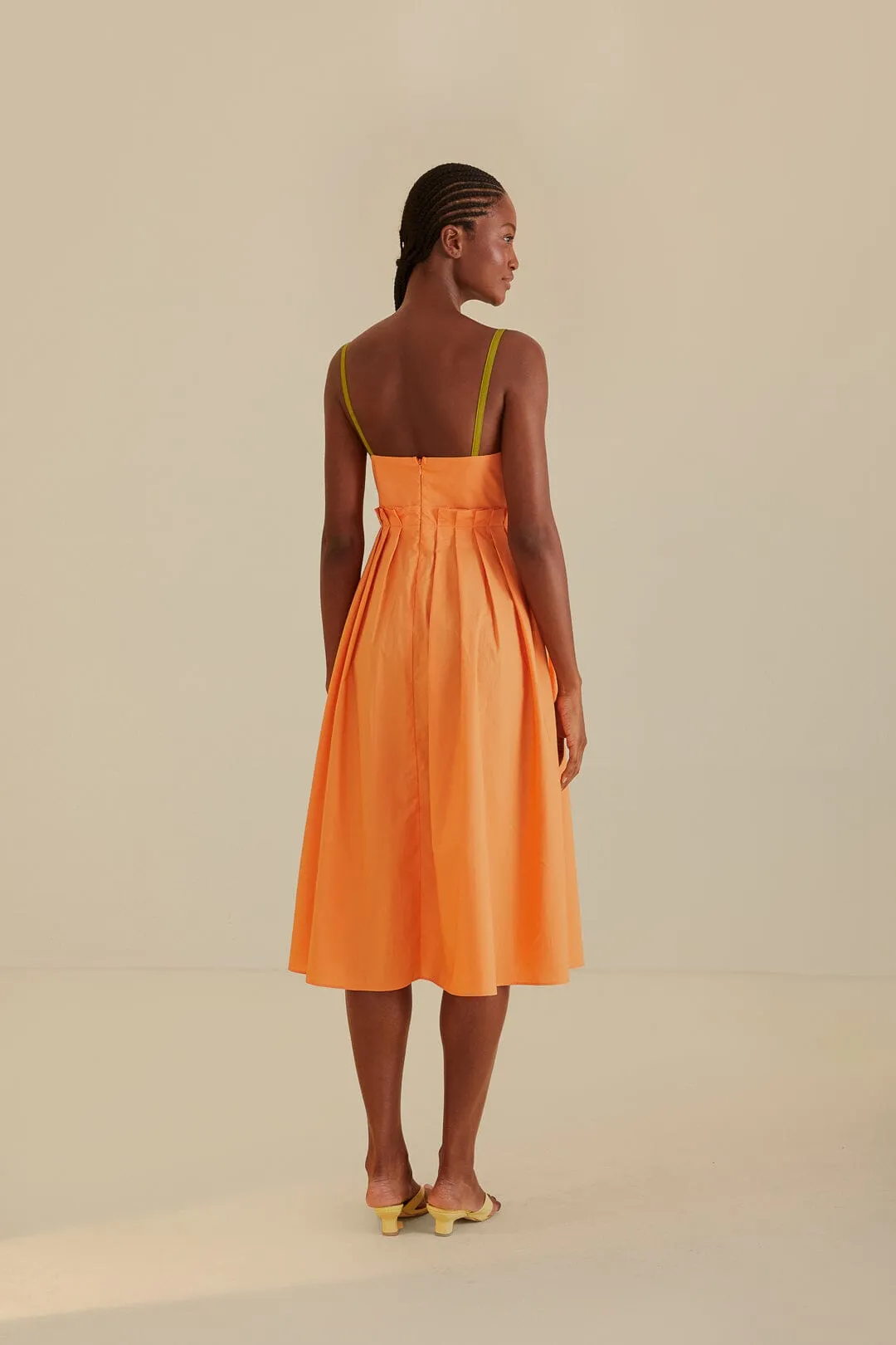 Bicolor Sleeveless Organic Cotton Midi Dress sold by FARM Rio product image thumbnail 4