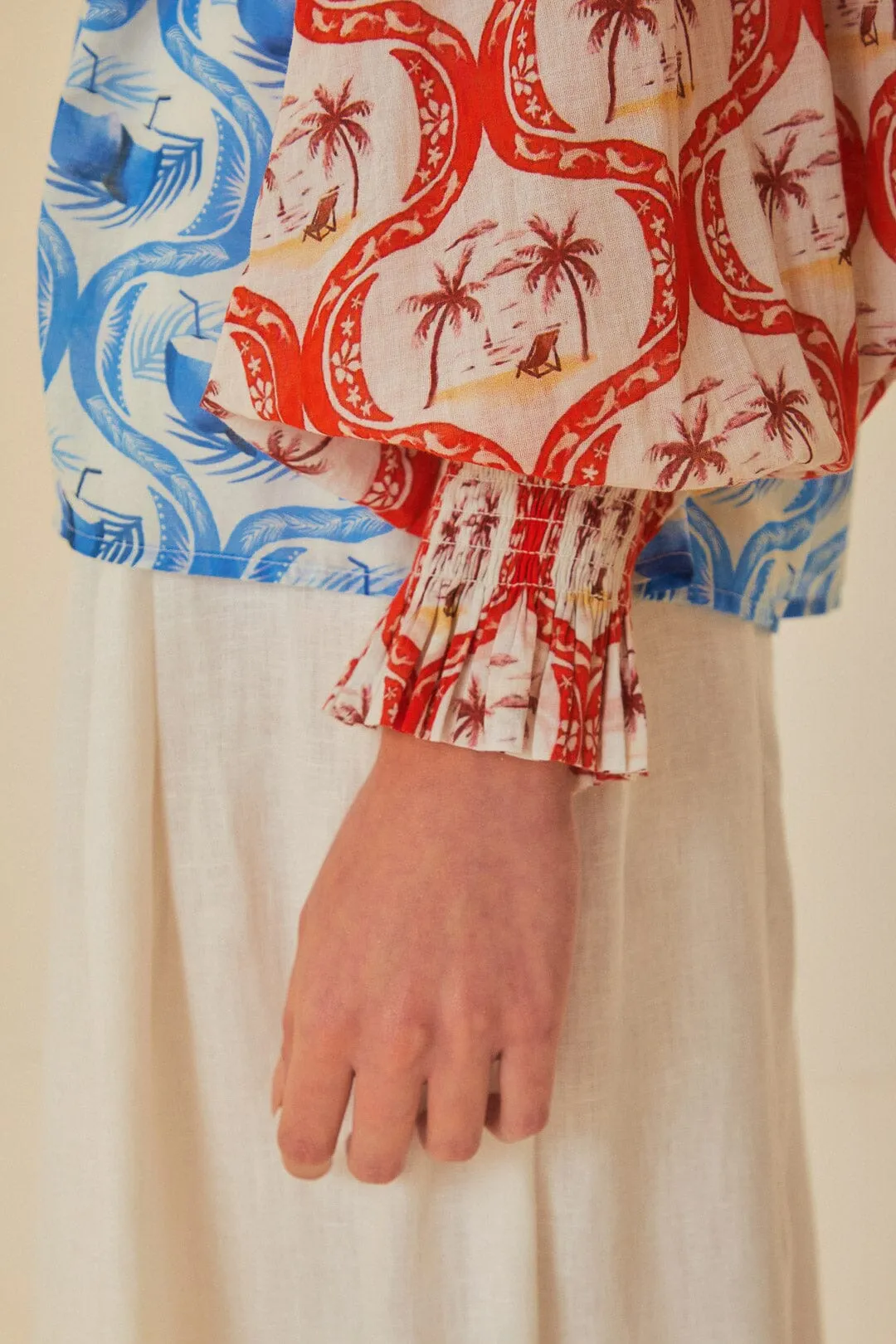 Multicolor Summer Mix Blouse sold by FARM Rio product image thumbnail 5