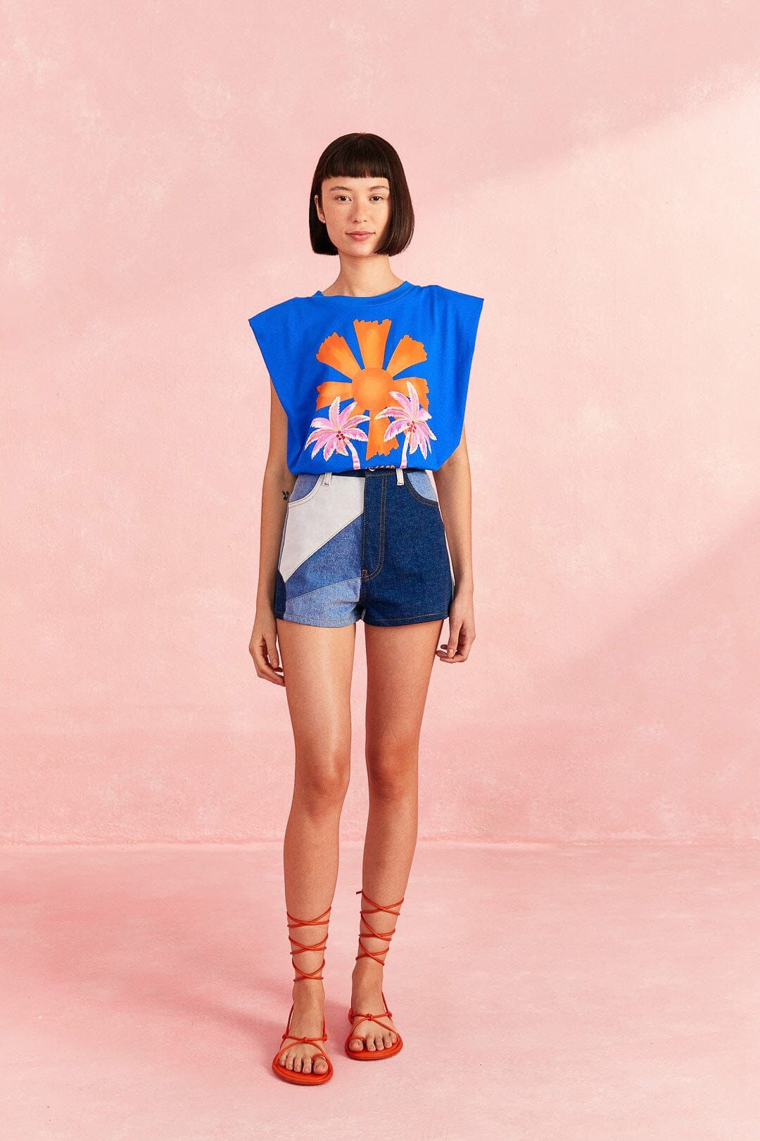 Blue Kissed By The Sun Organic Cotton T-Shirt sold by FARM Rio product image thumbnail 2