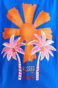 Blue Kissed By The Sun Organic Cotton T-Shirt sold by FARM Rio