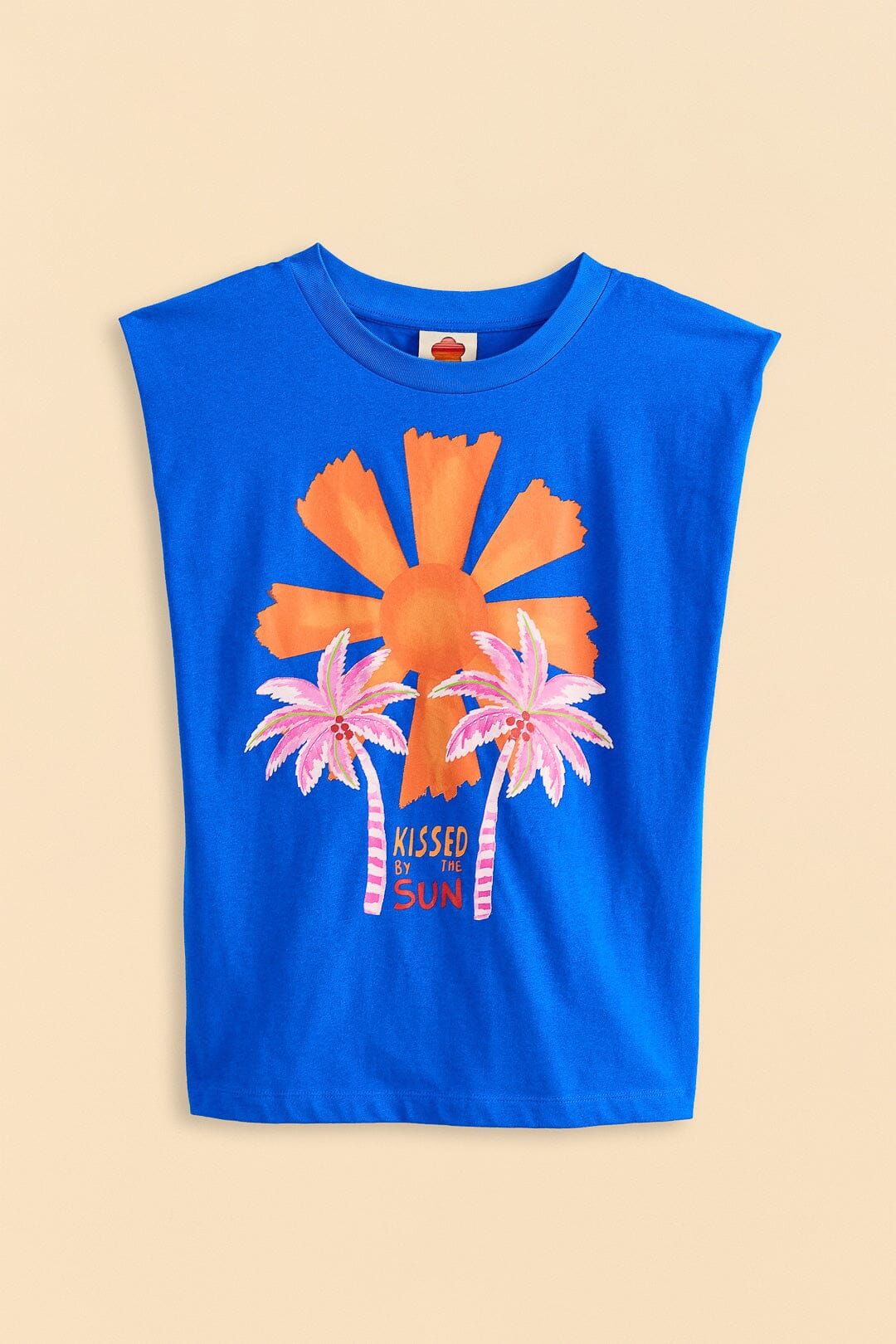 Blue Kissed By The Sun Organic Cotton T-Shirt sold by FARM Rio product image thumbnail 5