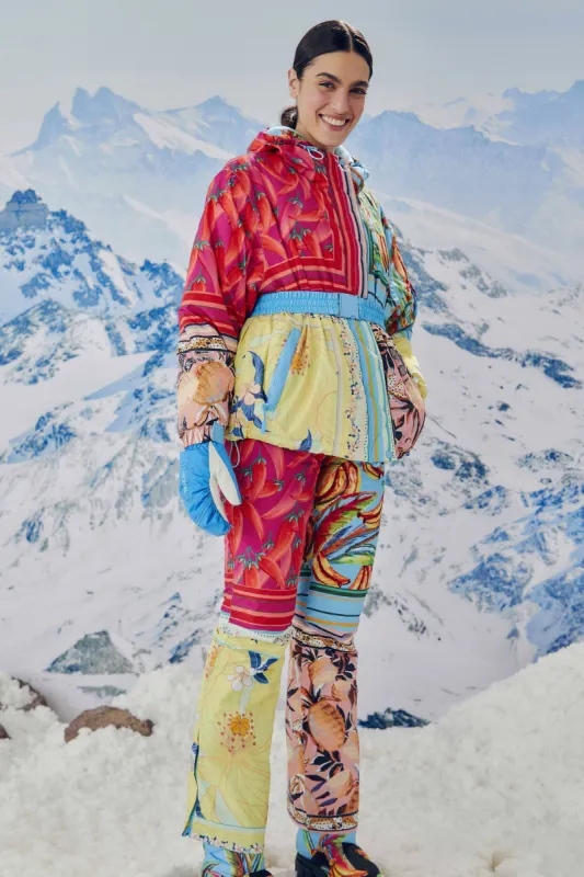 Mixed Scarves Ski Pants sold by FARM Rio