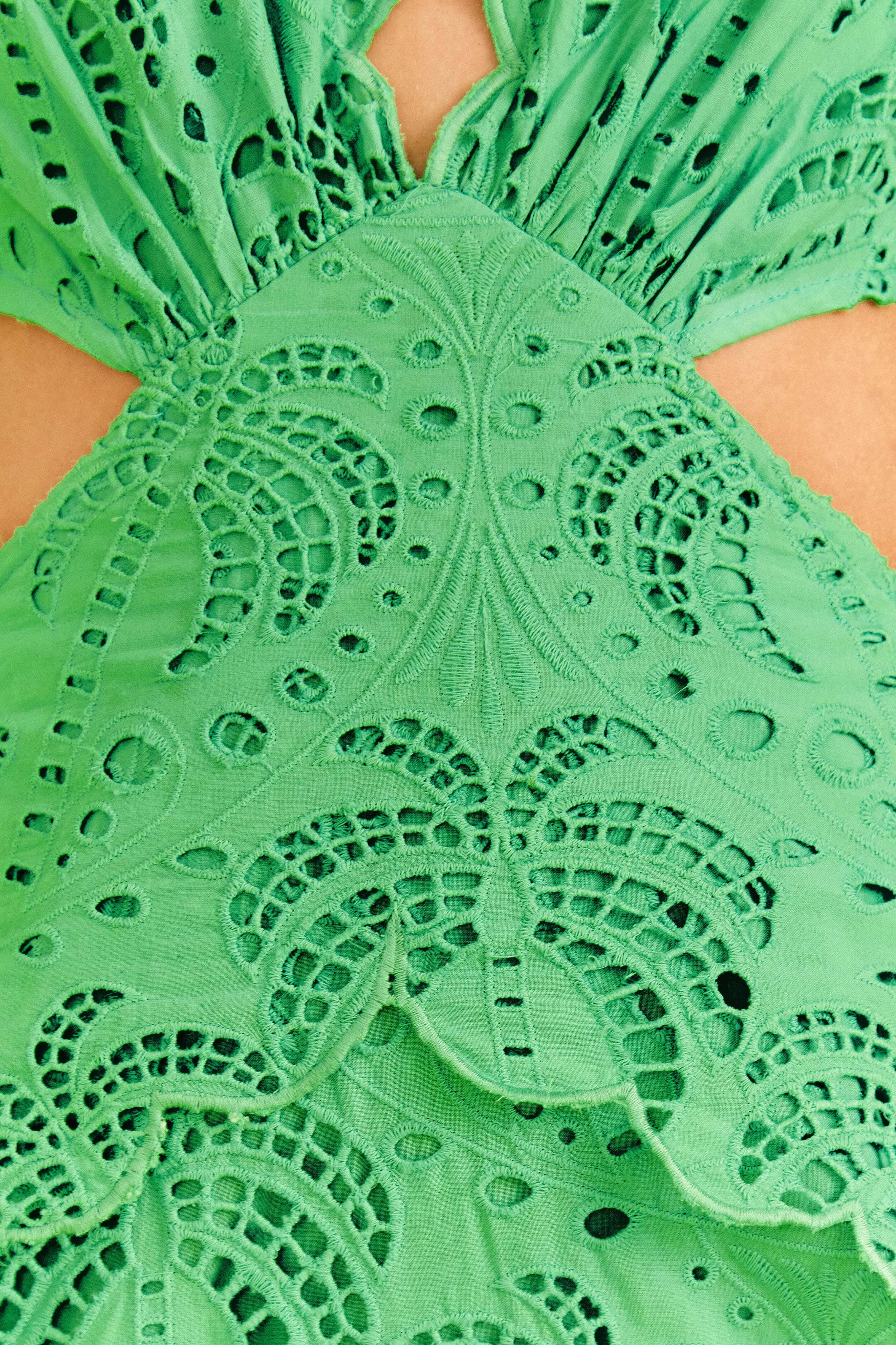 Green Richelieu Midi Dress sold by FARM Rio product image thumbnail 5
