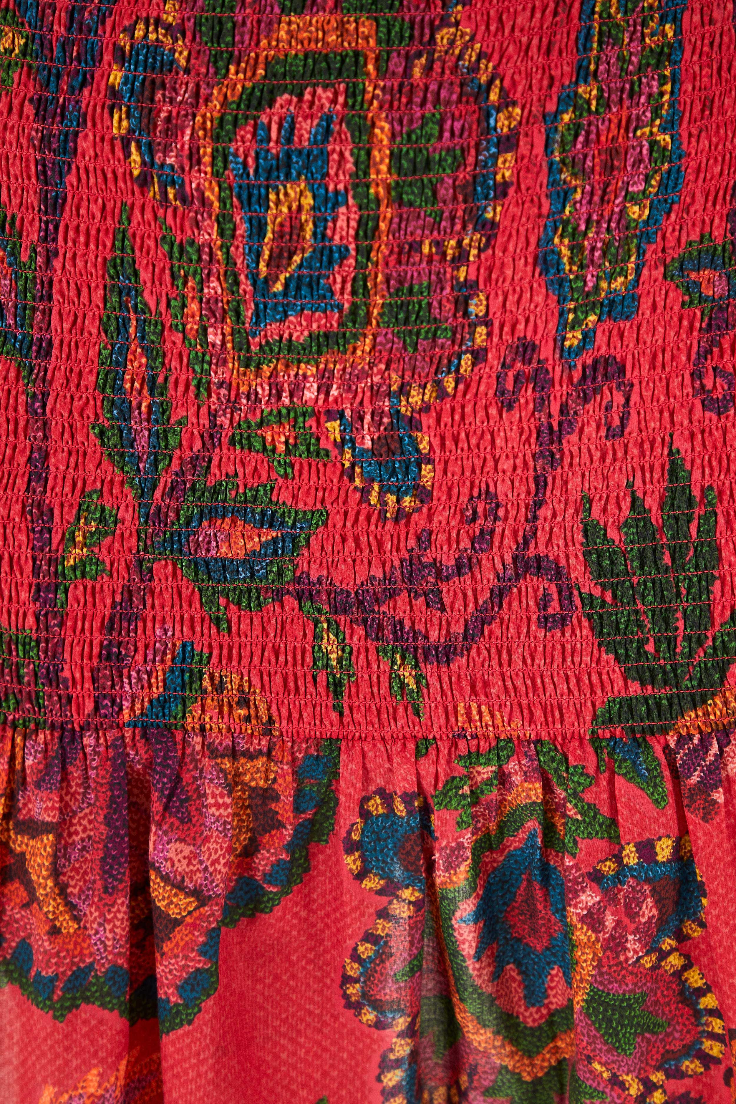 Red Sunset Tapestry Mini Dress sold by FARM Rio product image thumbnail 5