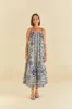 Blue Pineapple Garden Maxi Dress sold by FARM Rio