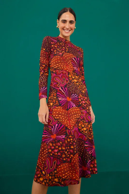 Leopard Hearts Jersey Dress sold by FARM Rio