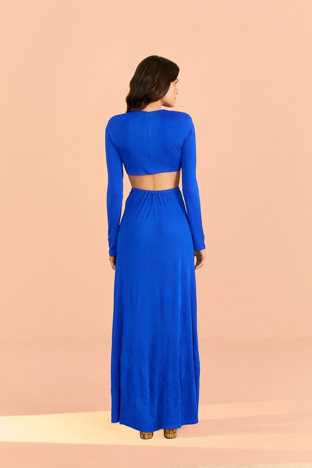 Blue Knot Cut Out Maxi Dress sold by FARM Rio product image thumbnail 4