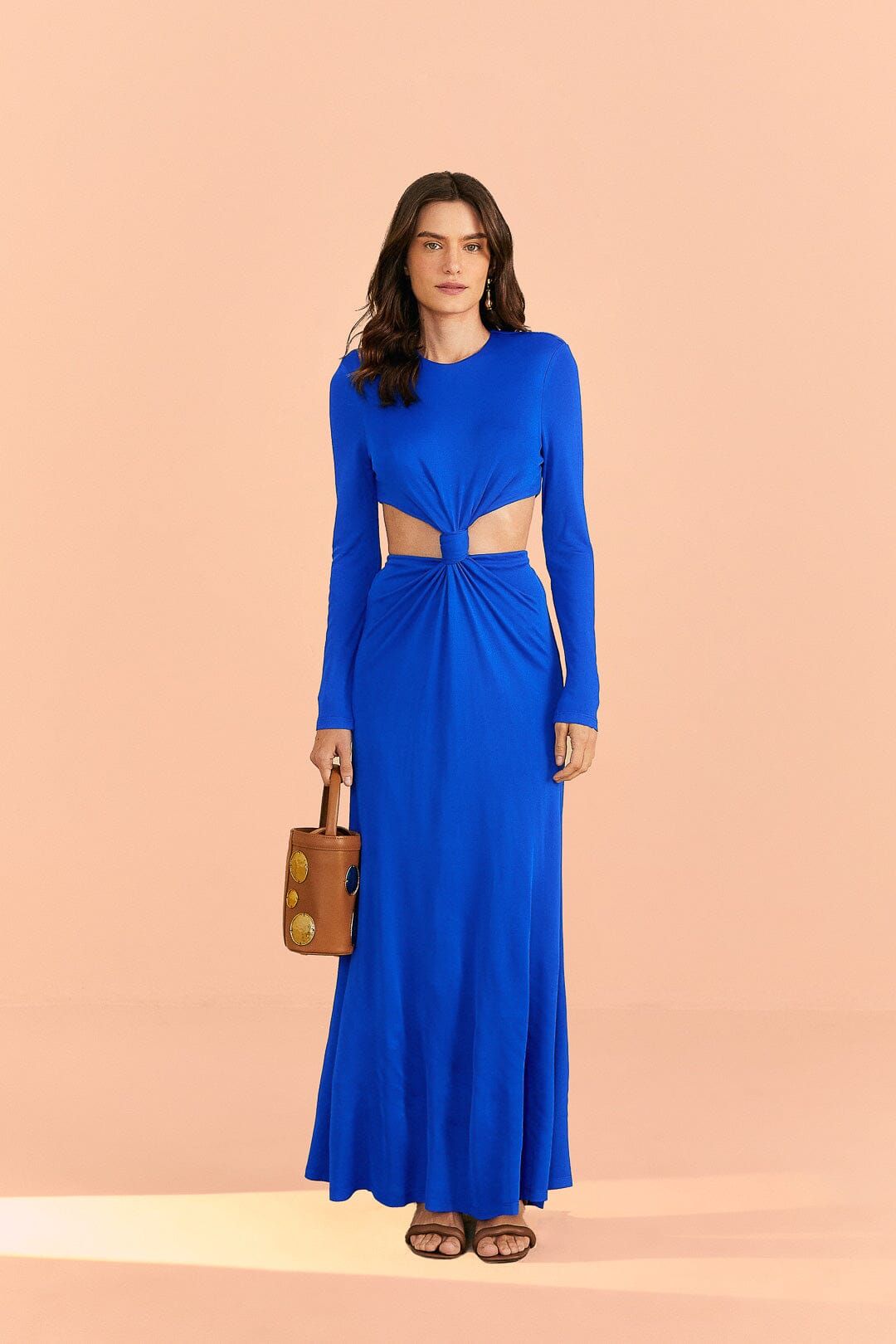 Blue Knot Cut Out Maxi Dress sold by FARM Rio