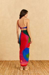 Colorful Leaves Sarong sold by FARM Rio