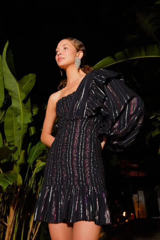 Lurex Stripes Mini Dress sold by FARM Rio