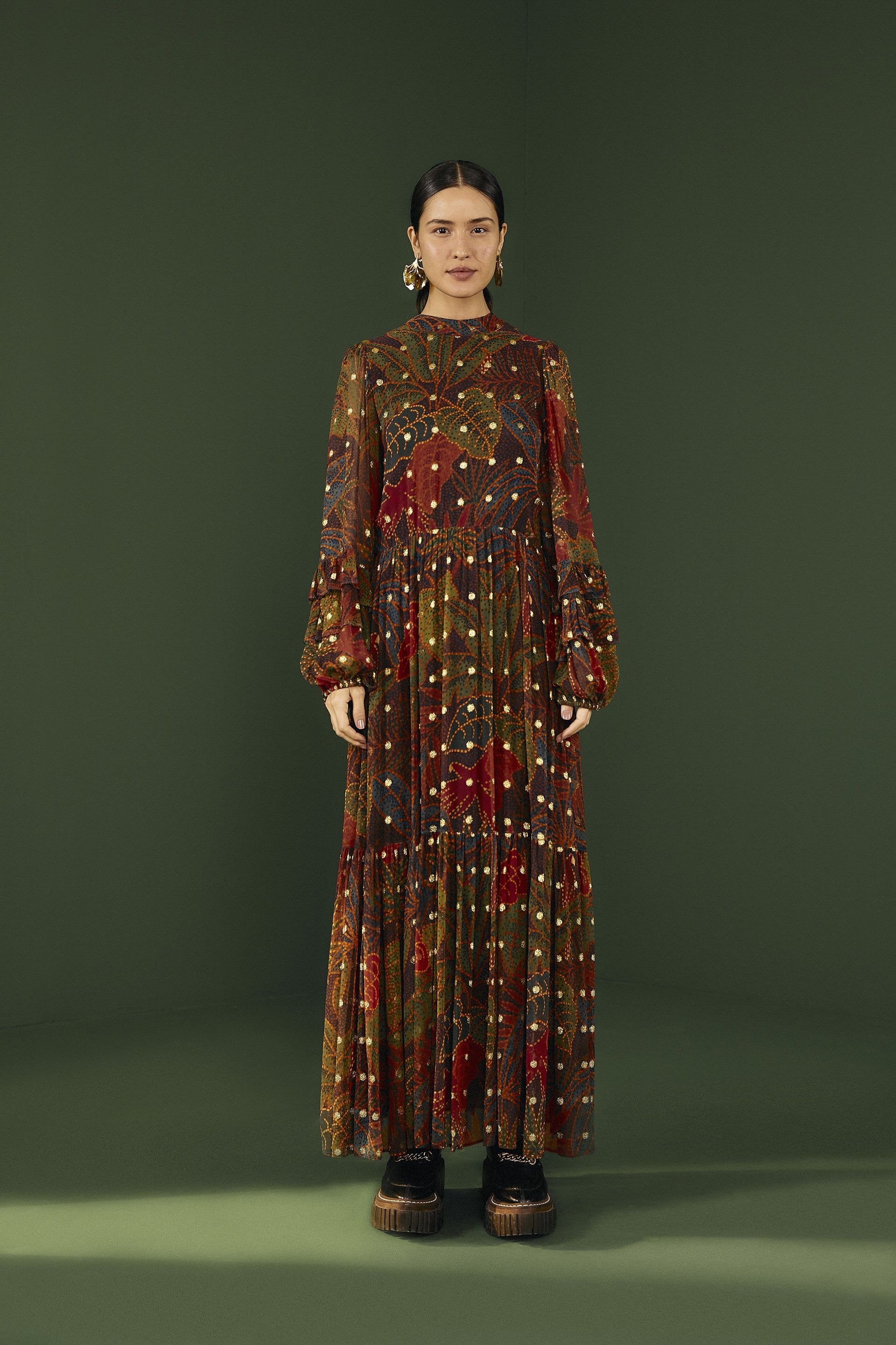 Black Rainforest Maxi Dress sold by FARM Rio product image thumbnail 2