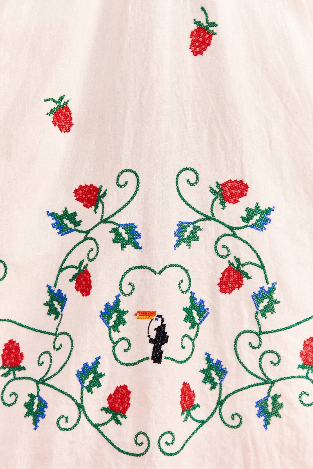 Cross Stitch Toucan Embroidered Midi Dress sold by FARM Rio product image thumbnail 3