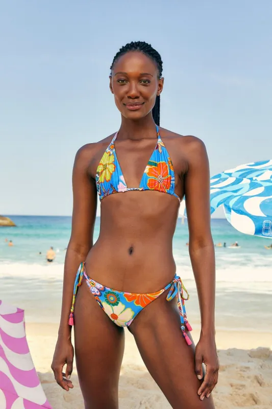 Full Garden Triangle Bikini Top sold by FARM Rio