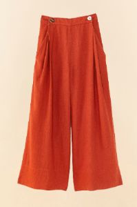 Brown Wide Leg Pants sold by FARM Rio