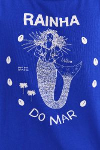 Blue Rainha Do Mar Organic Cotton T-Shirt sold by FARM Rio