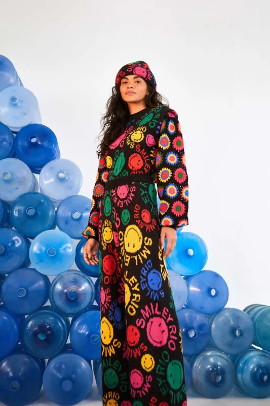 Type Rainbow Smiley® Rio Pants sold by FARM Rio