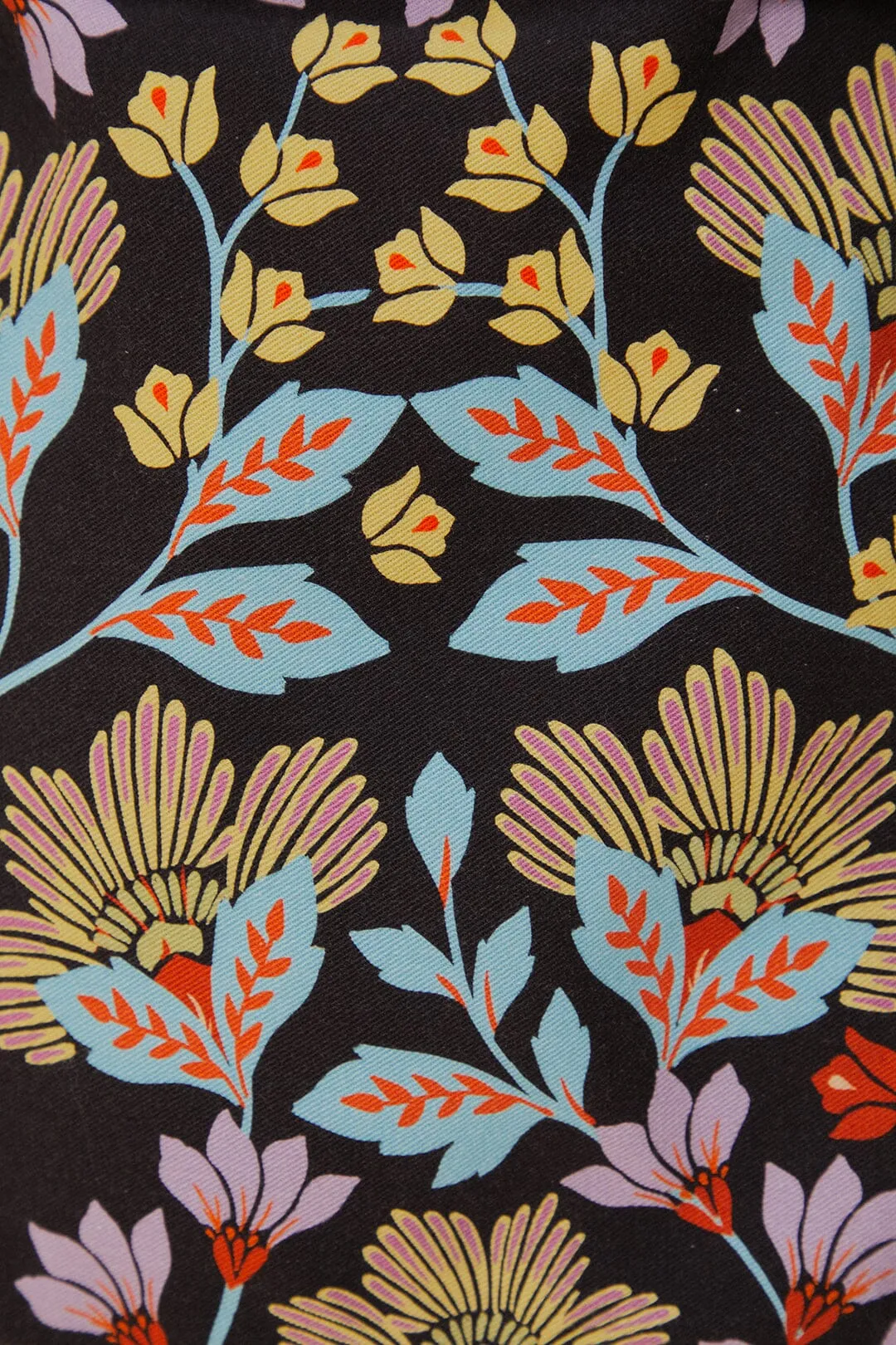 Flowery Black Mini Skirt sold by FARM Rio product image thumbnail 5